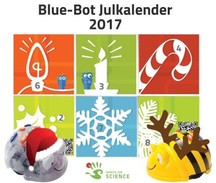 Bee-Blue_6 st luckor med logga