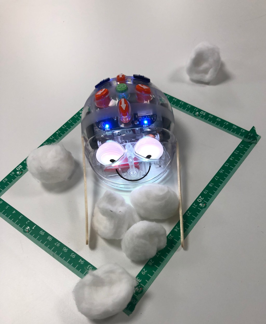 Vinterskoj med Blue-Bot!